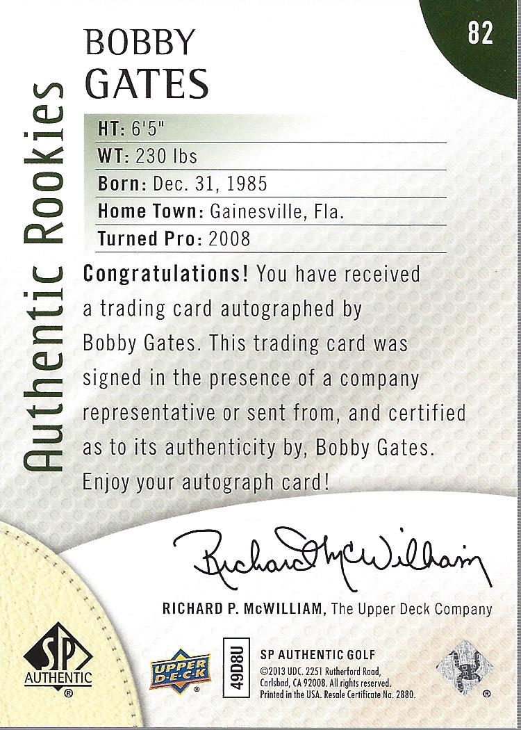 2014 SP Authentic Golf Card Pick - Picture 141 of 149