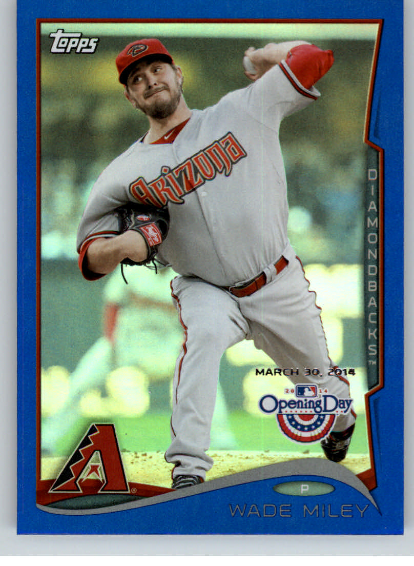 2014 Topps Opening Day Blue #44 Wade Miley