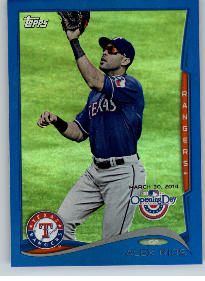 2014 Topps Opening Day Blue #60 Alex Rios