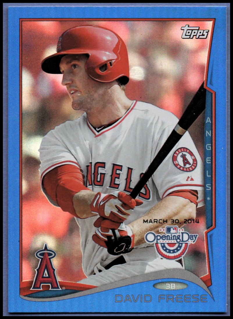2014 Topps Opening Day Blue #197 David Freese