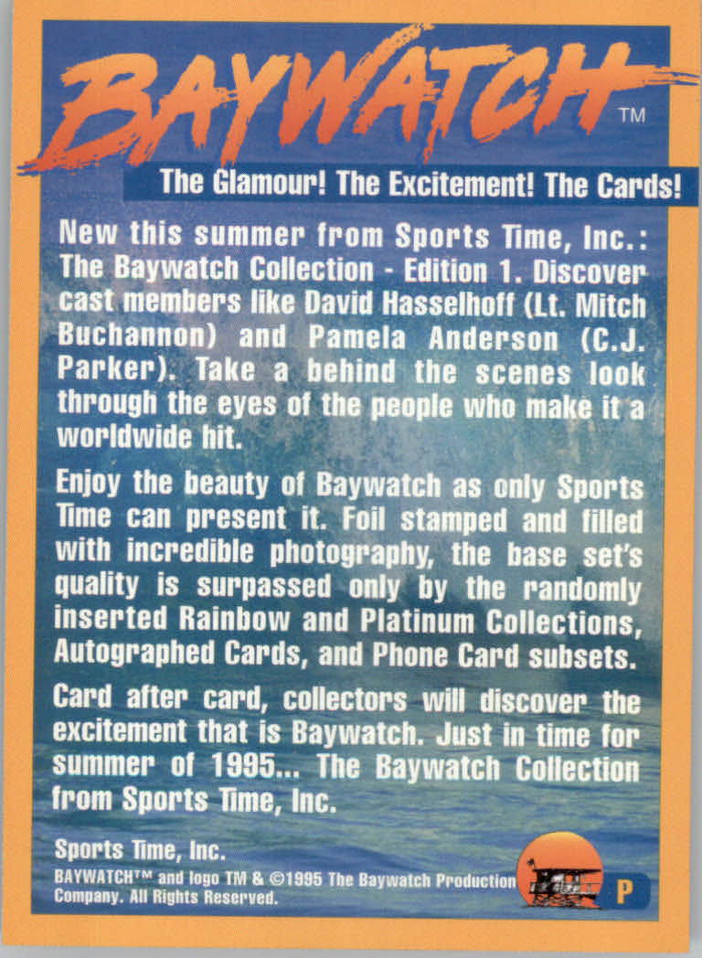 Baywatch (1995 Sports Time) "Insert and Promo" Karten - Bild 15 von 31