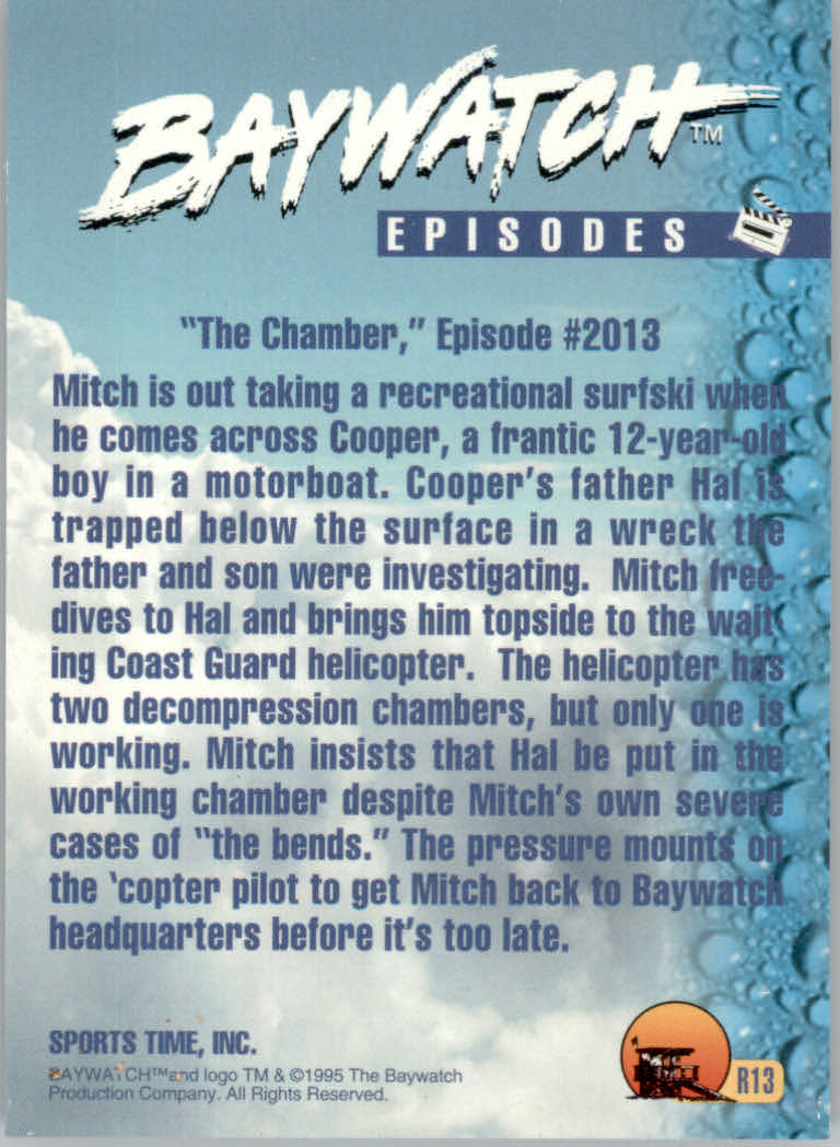 Baywatch (1995 Sports Time) "Insert and Promo" Karten - Bild 21 von 31