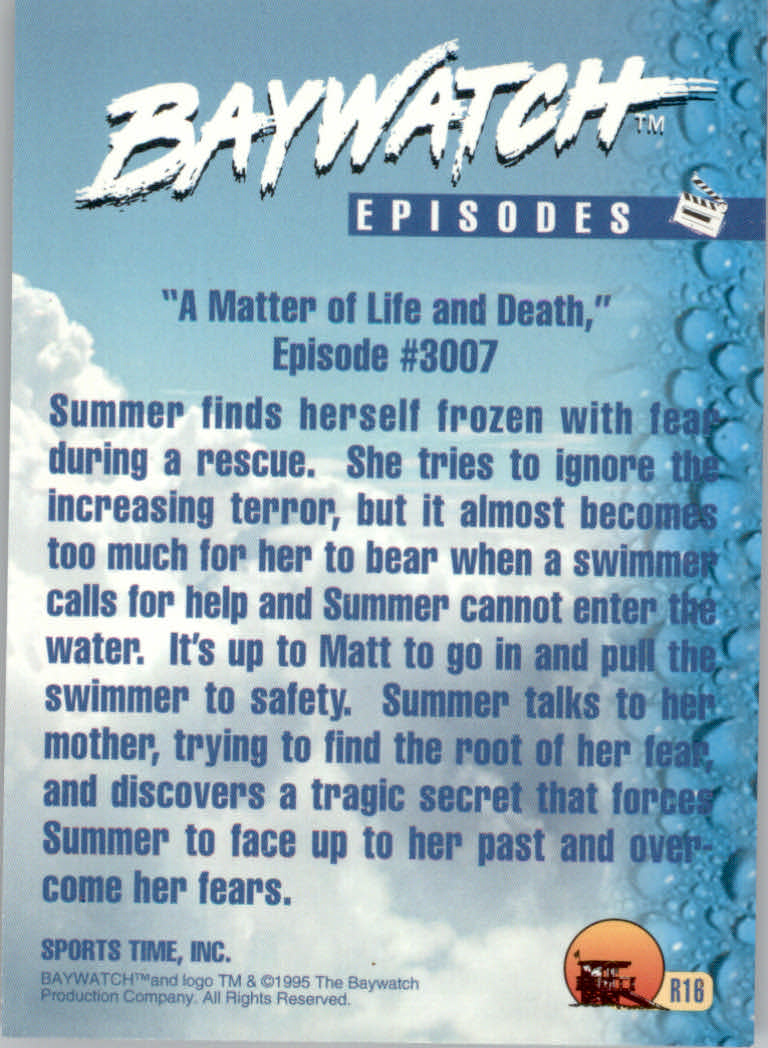 Baywatch (1995 Sports Time) "Insert and Promo" Karten - Bild 23 von 31