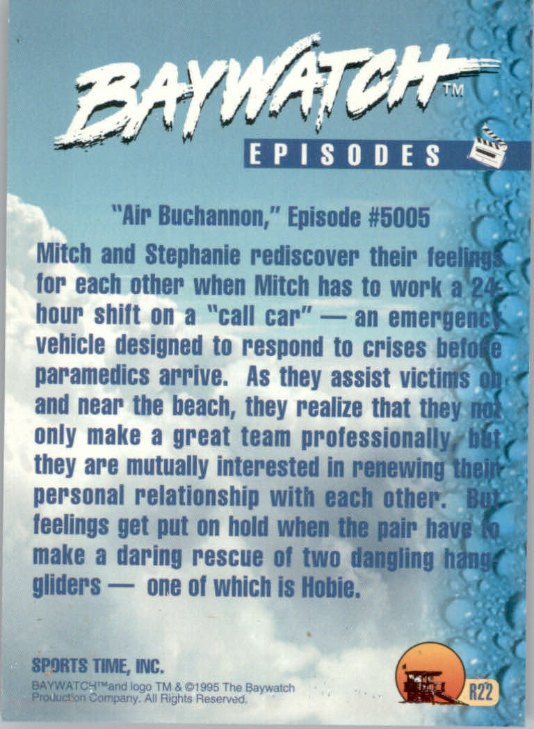 Baywatch (1995 Sports Time) "Insert and Promo" Karten - Bild 27 von 31