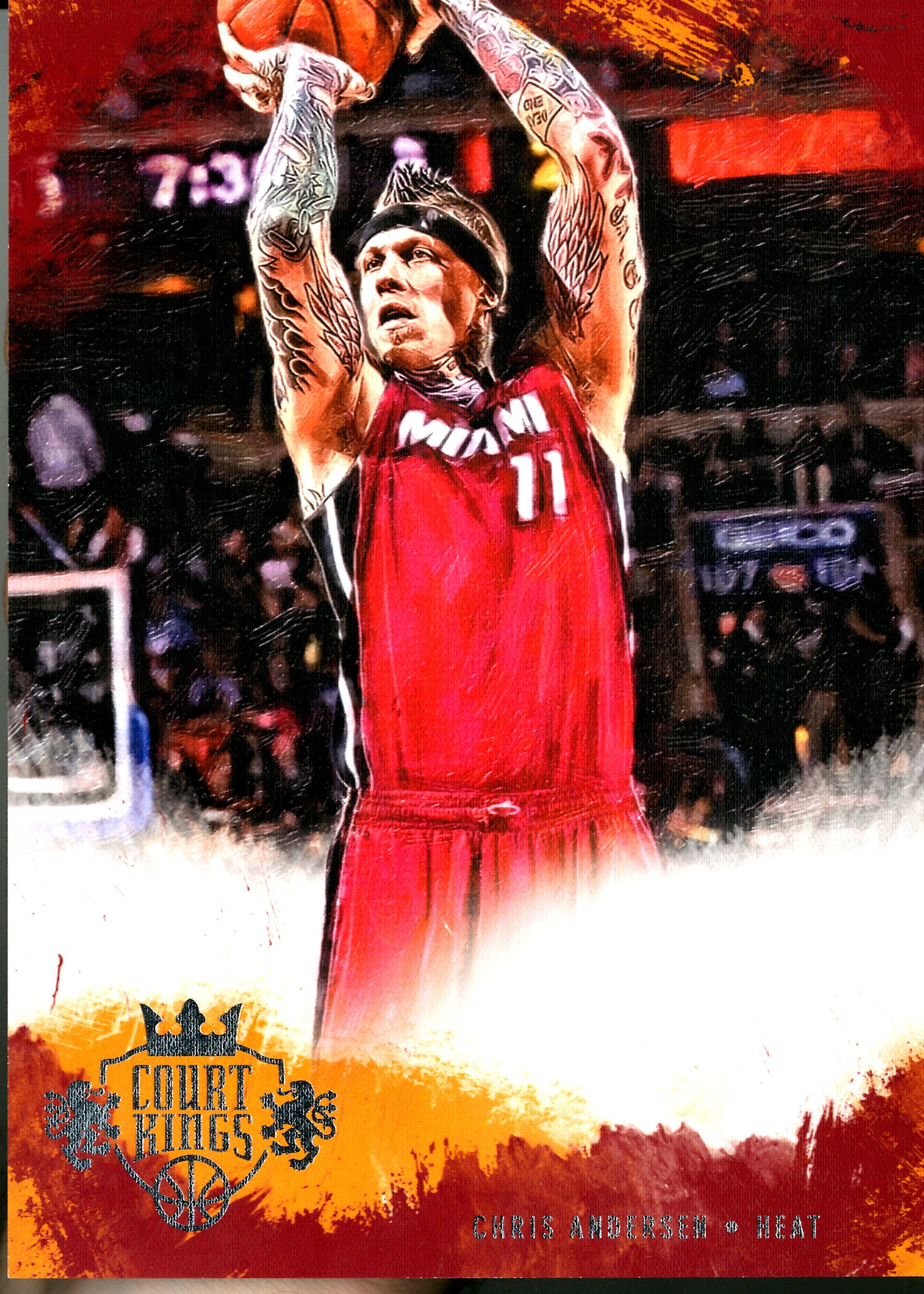 2013-14 Court Kings 5x7 Box Toppers #14 Chris Andersen