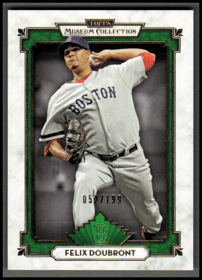 2014 Topps Museum Collection Green #88 Felix Doubront