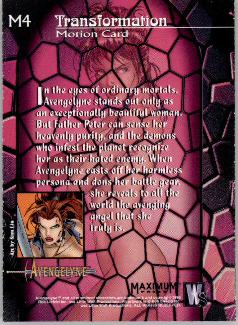 Tarjetas "Insertar" Avengelyne (1996 WildStorm) - Imagen 15 de 25