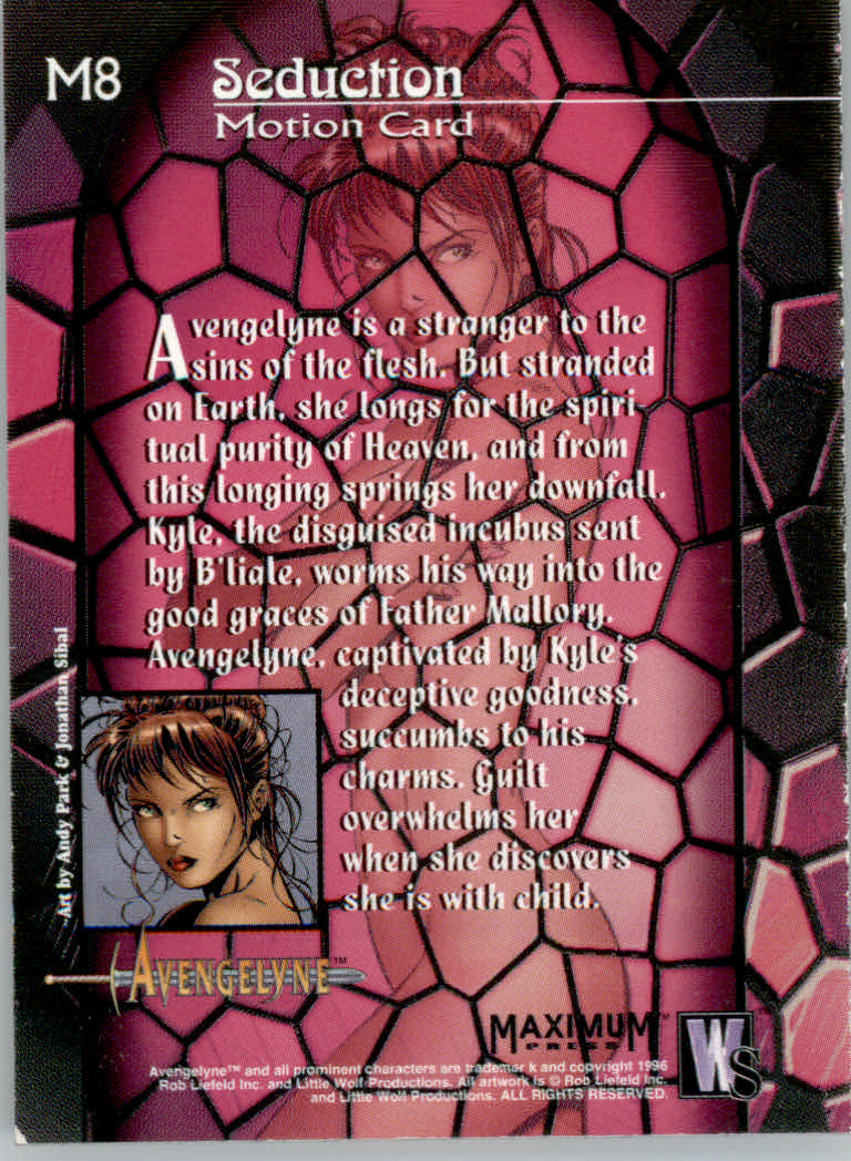 Tarjetas "Insertar" Avengelyne (1996 WildStorm) - Imagen 23 de 25