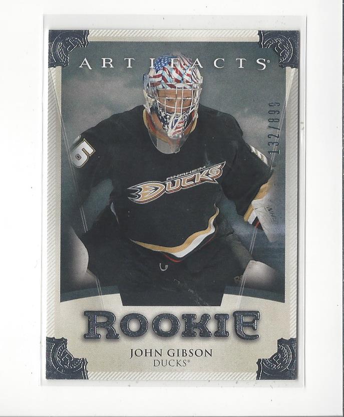 2013-14 Artifacts #RED241 John Gibson RC