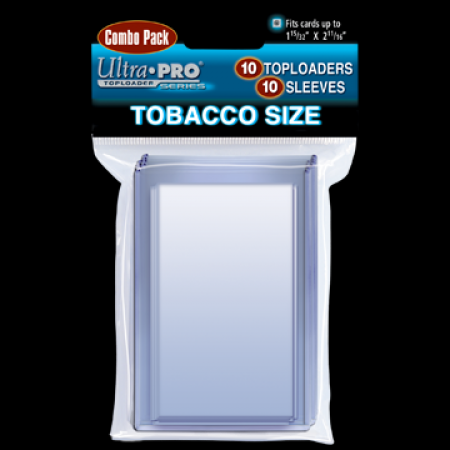 Ultra-Pro #81931 - (6-lot) Tobacco Size Toploaders and Sleeves (pack of 10 each)