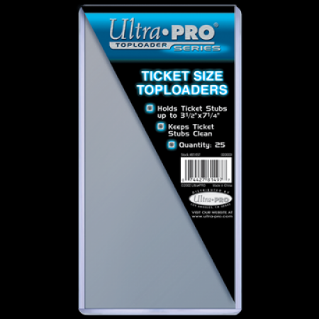 #81497 Ticket Size Top Loader (Holds Ticket Stubs up to 3 1/2 x 7 1/4) 