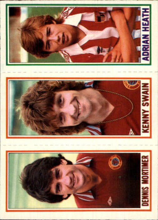 1981-82 Topps English League #14 14 Dennis Mortimer/20 Kenny Swain/98 Adrian Heath
