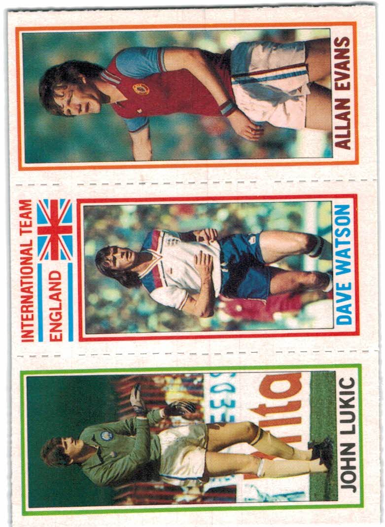 1981-82 Topps English League #29 29 John Lukic/169 David Watson/21 Allan Evans