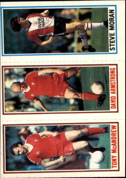 1981-82 Topps English League #66 66 Tony McAndrew/65 David Armstrong/95 Steve Moran