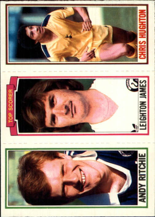 1981-82 Topps English League #121 121 Andy Ritchie/161 Leighton James/106 Chris Hughton