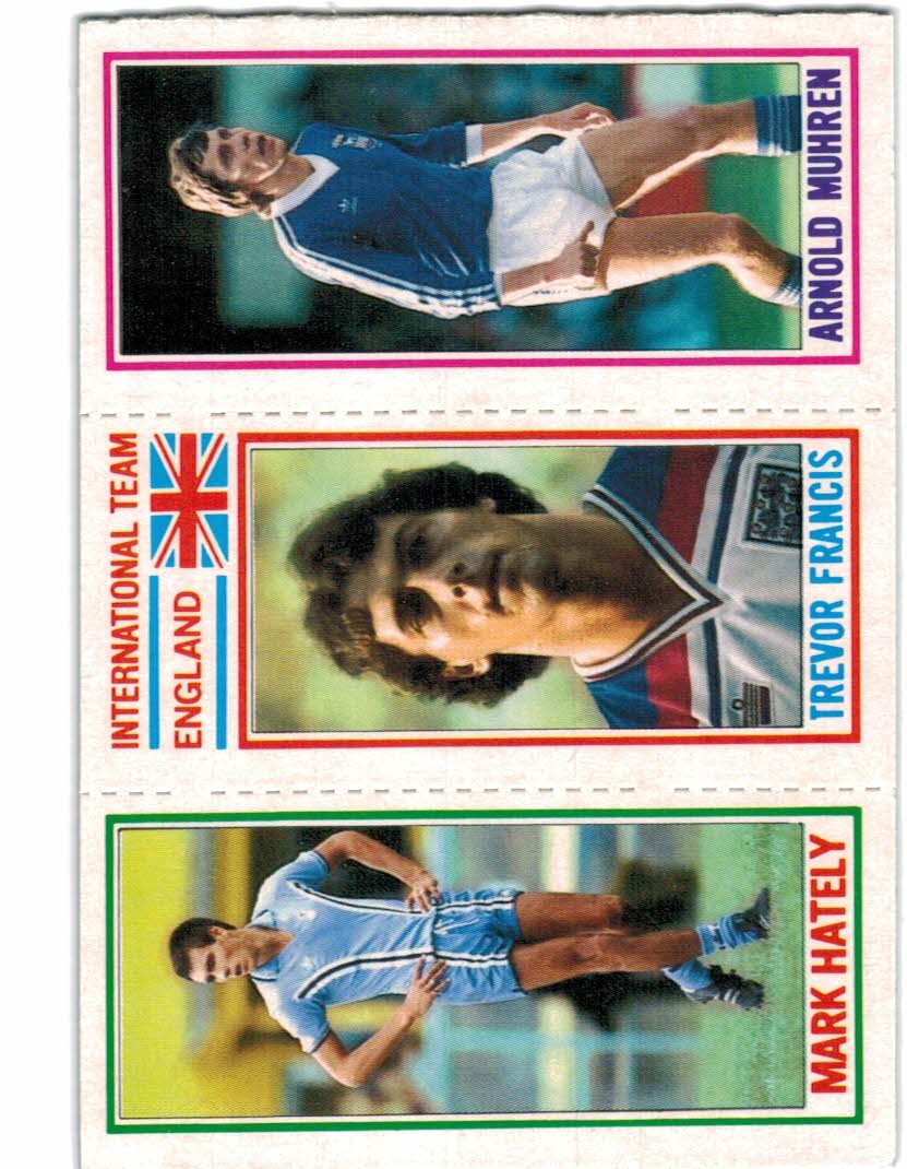 1981-82 Topps English League #133 133 Mark Hately/176 Trevor Francis/40 Arnold Muhren