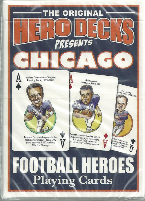 Chicago Bears Hero Decks Playing Cards Poker Sized 52 Card Deck
