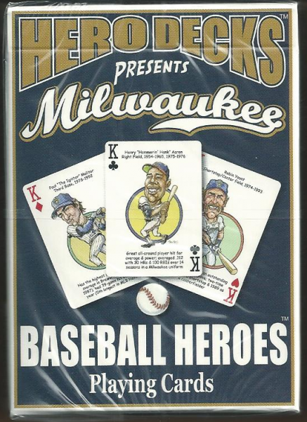 Milwaukee Brewers MLB Baseball Hero Decks Playing Cards Poker Sized 52 Card Deck