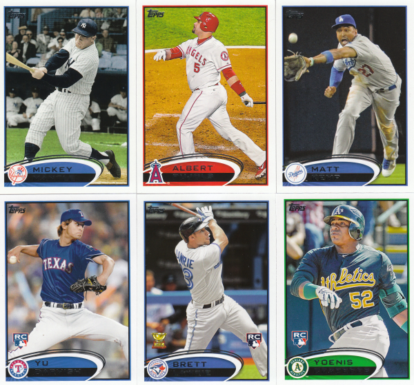 2012 Topps Baseball Base Set-661 Cards