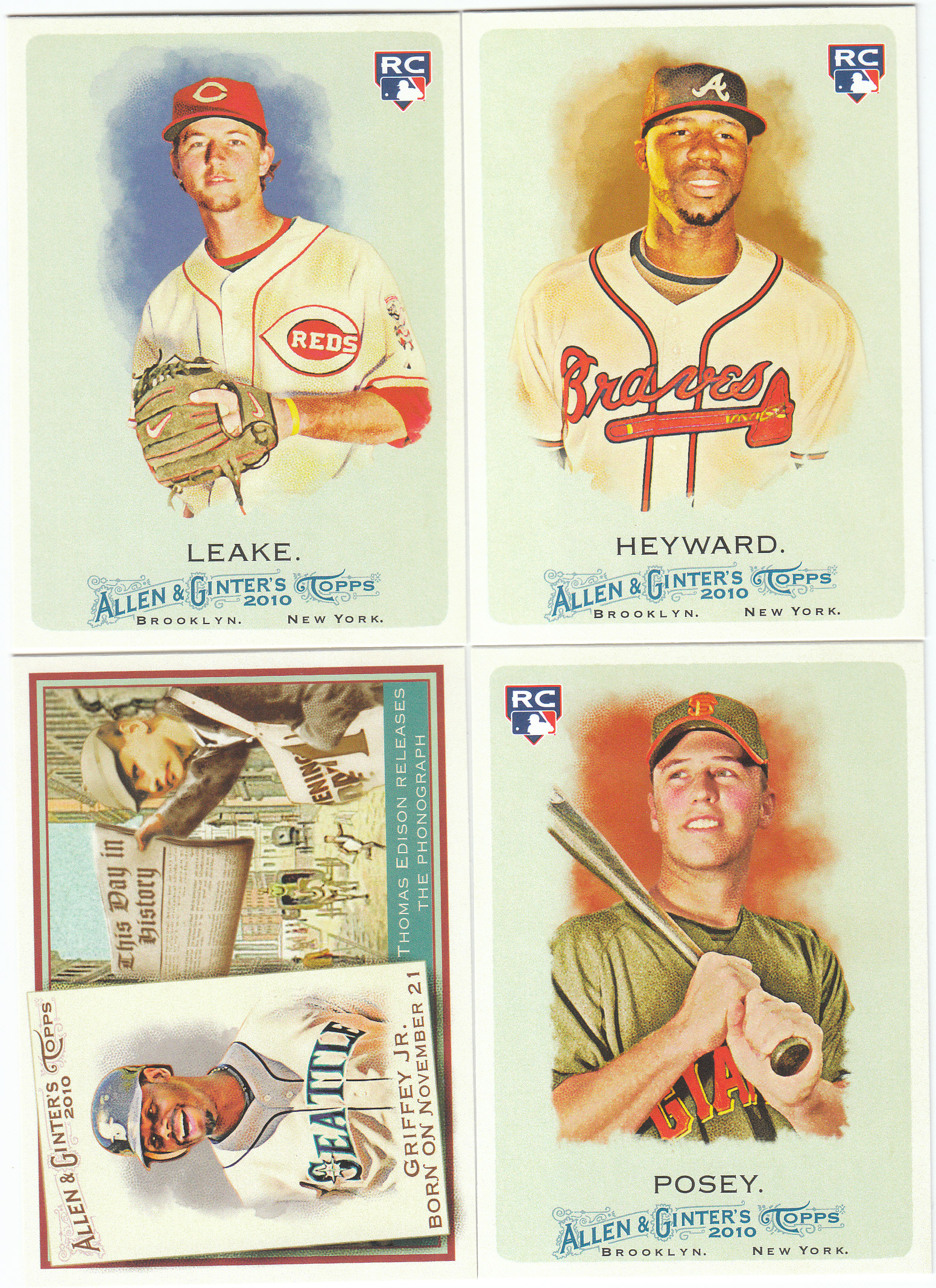 2010 Topps Allen & Ginter Baseball Set-427 Cards