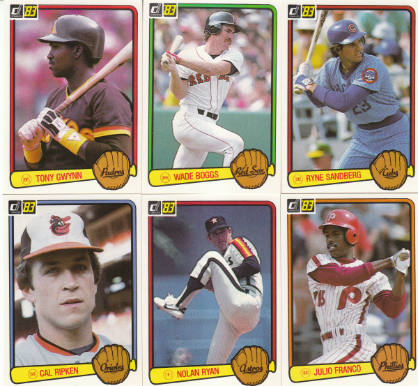 1983 Donruss Baseball Hand Collated Set-660 Cards