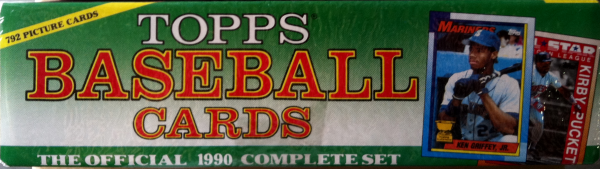 1990 Topps Baseball Christmas Factory Set-792 Cards
