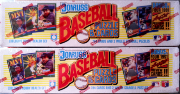 1991 Donruss Baseball Factory Set w/Leaf Preview-784 Cards