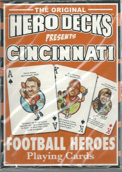 Cincinnati Bengals Decks Playing Cards Poker Sized 52 Card Deck 2nd Edition
