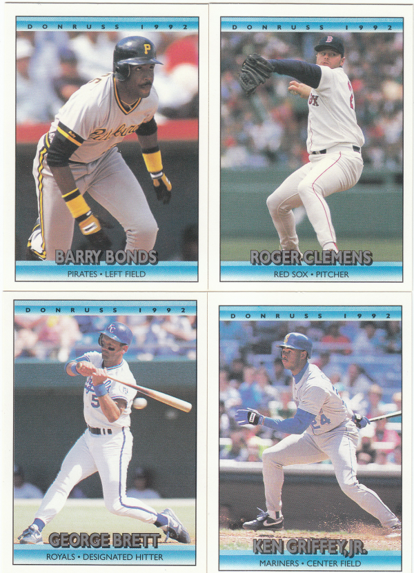 1992 Donruss Baseball Hand Collated Set - 784 Cards