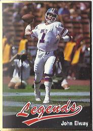 1990 Legends Sports #27 John Elway