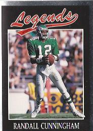 1991 Legends Sports #39 Randall Cunningham