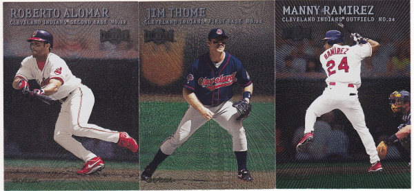 2000 Metal Cleveland Indians Team Set w/ Alomar & Thome