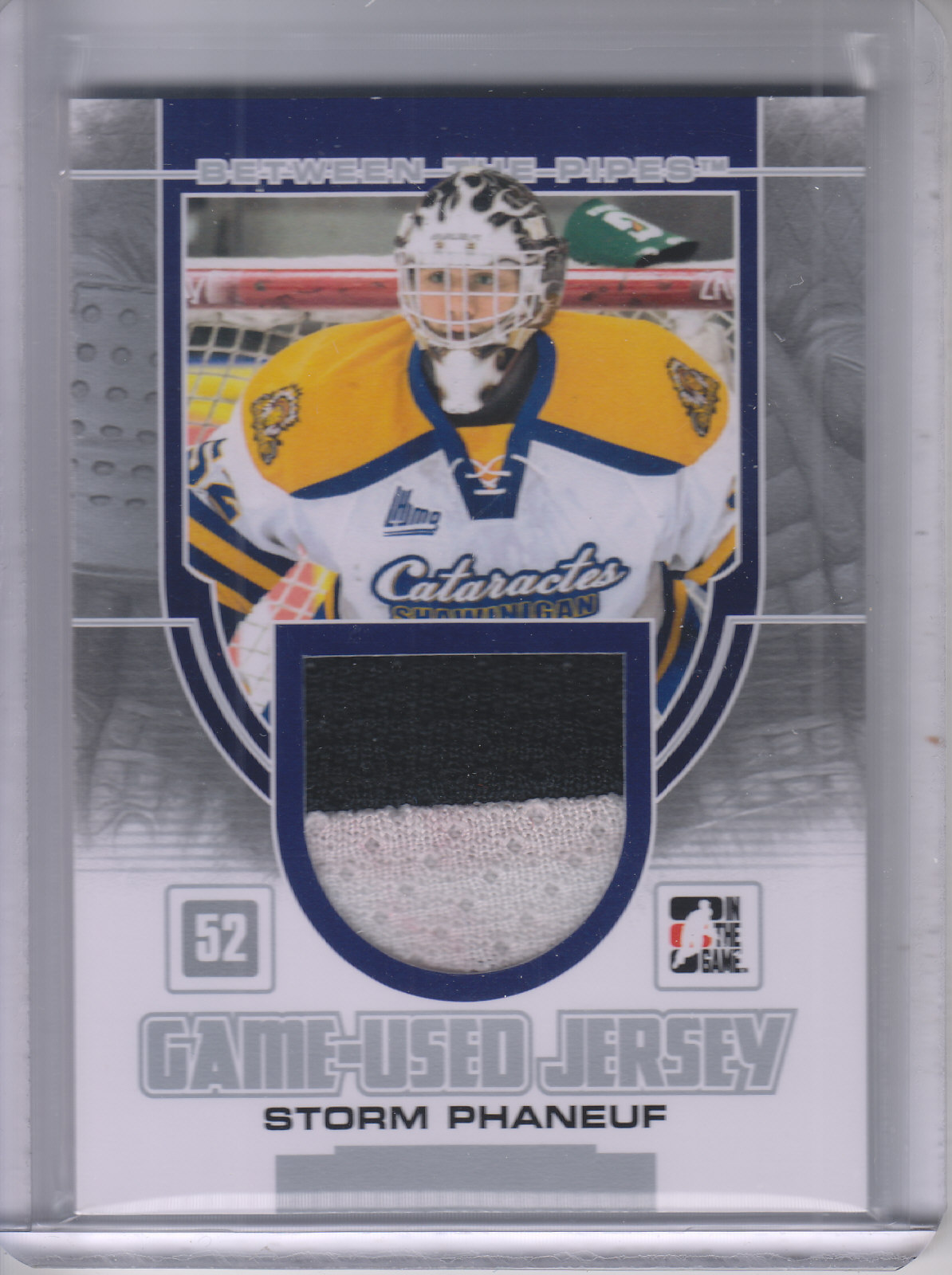 2013-14 Between the Pipes Jerseys Silver #GUM24 Storm Phaneuf