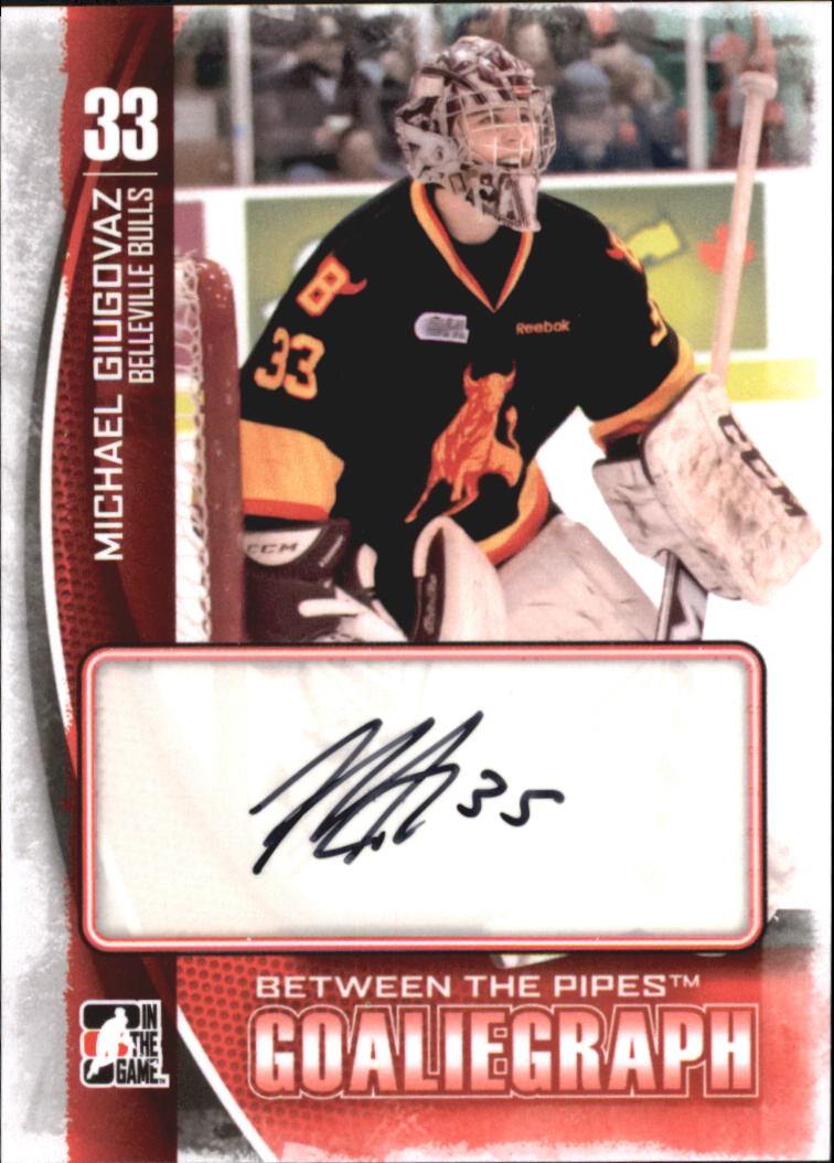 2013-14 Between the Pipes Autographs #AMG Michael Giugovaz
