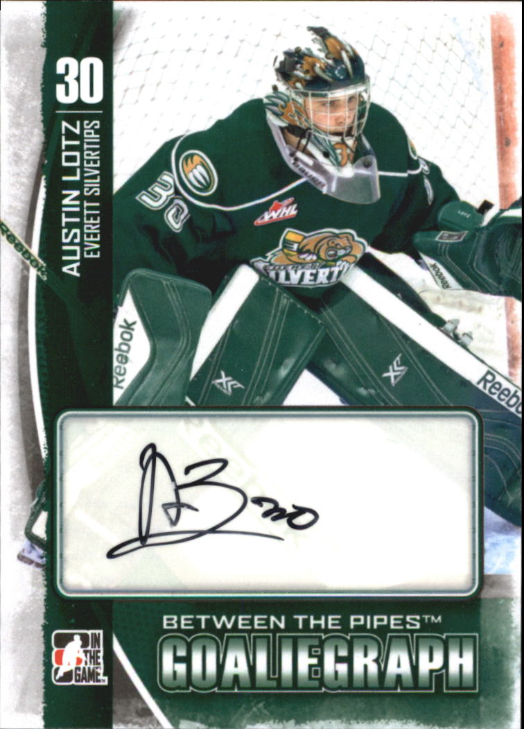 2013-14 Between the Pipes Autographs #AAL Austin Lotz
