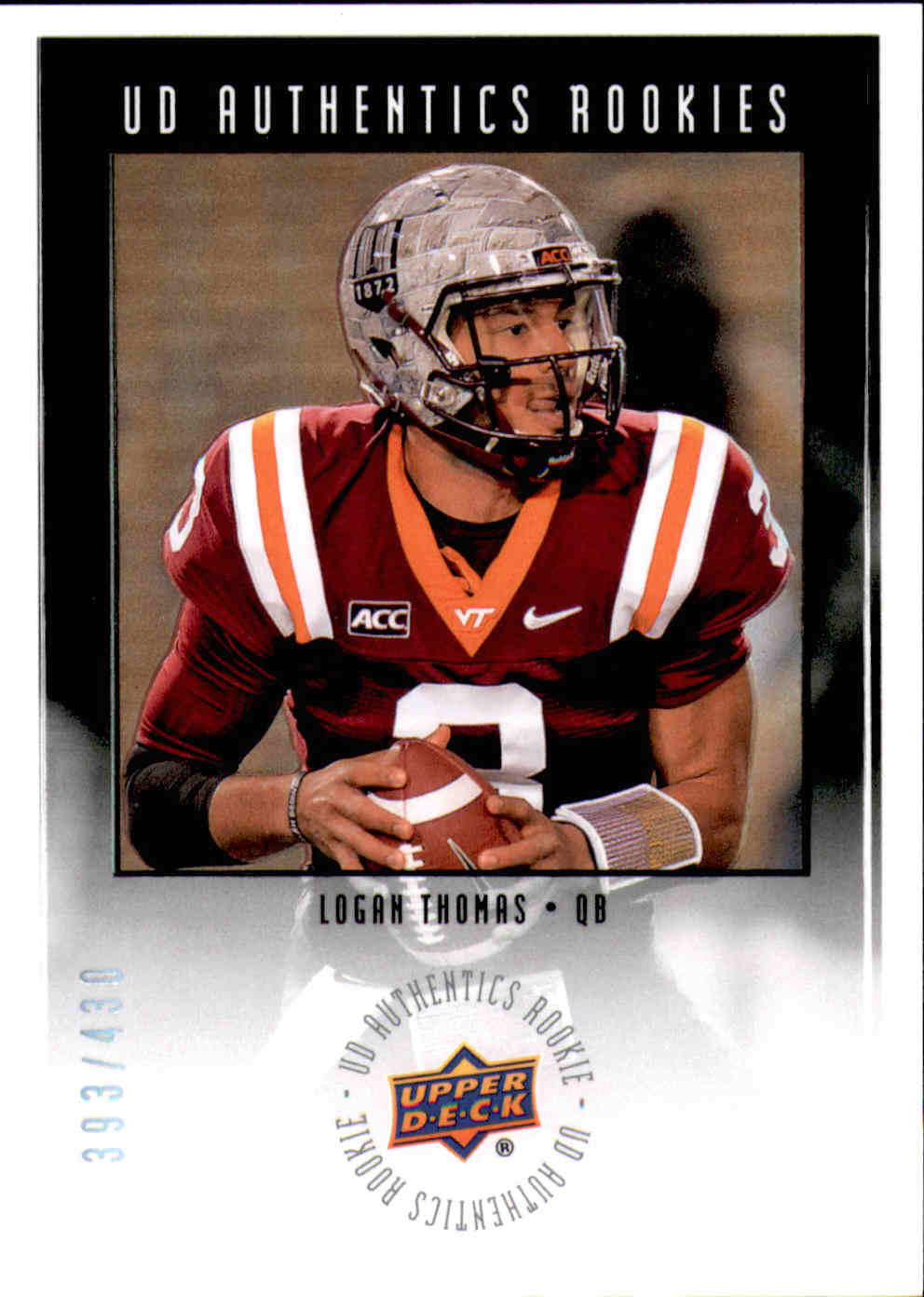 2014 Upper Deck Rookie Autographs #74 Logan Thomas