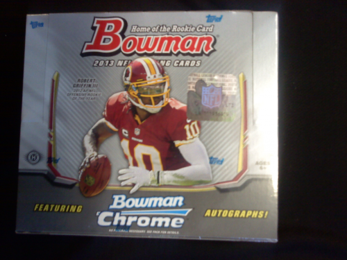2013 BOWMAN Football HOBBY Box