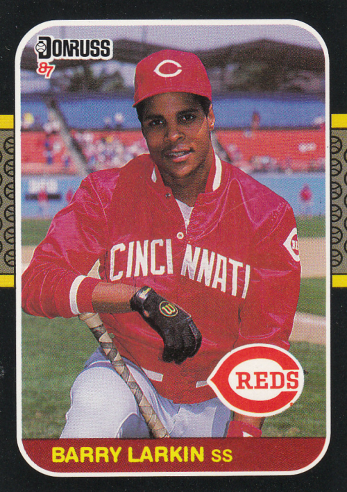 50ct Lot - 1987 Donruss Baseball Card# 492 Reds Barry Larkin Rookie