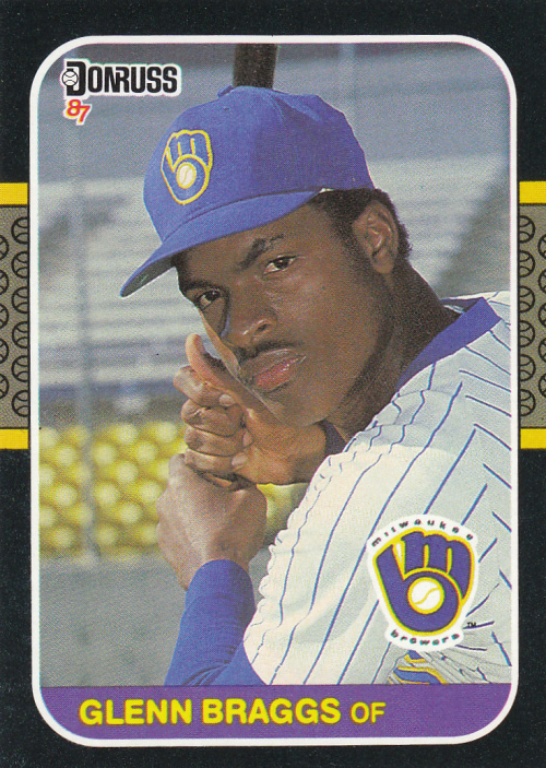 50ct Lot - 1987 Donruss Baseball Card# 337 Brewers Glenn Braggs Rookie
