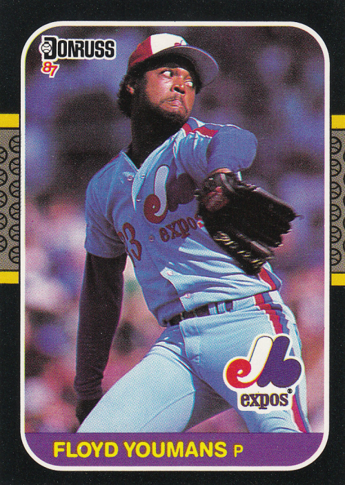 50ct Lot - 1987 Donruss Baseball Card# 257 Expos Floyd Youmans