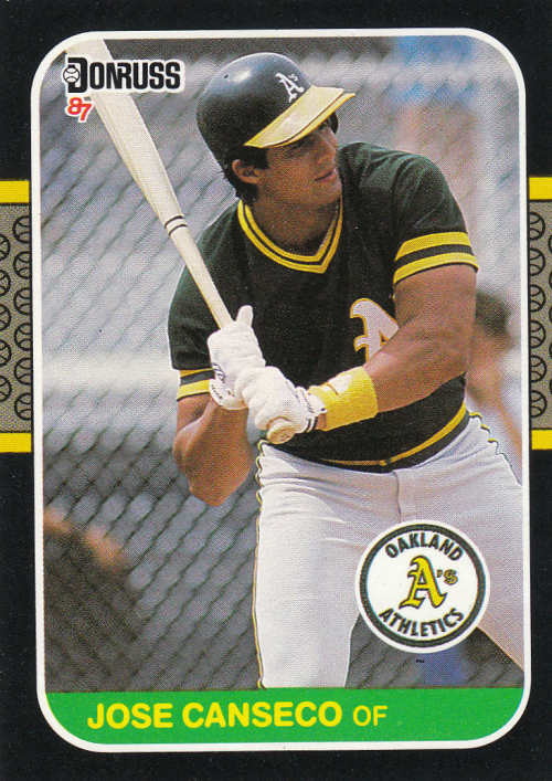 50ct Lot - 1987 Donruss Baseball Card# 97 A's Jose Canseco