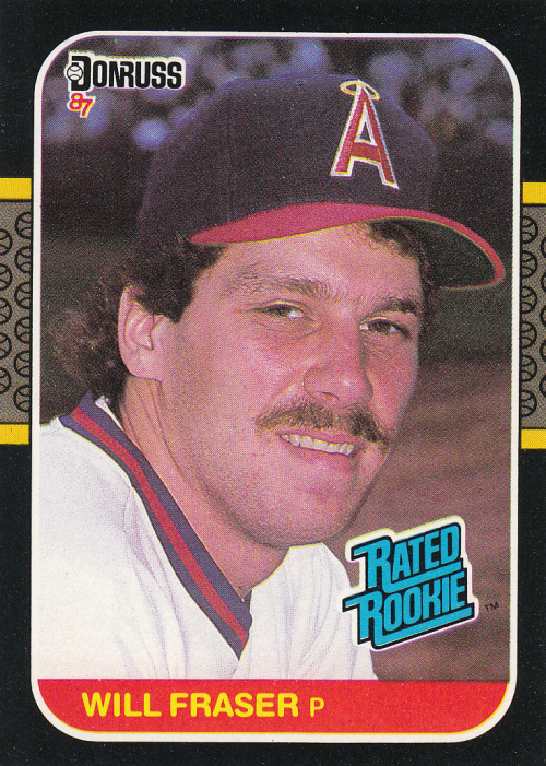 50ct Lot - 1987 Donruss Baseball Card# 40 Angels Willie Fraser Rookie