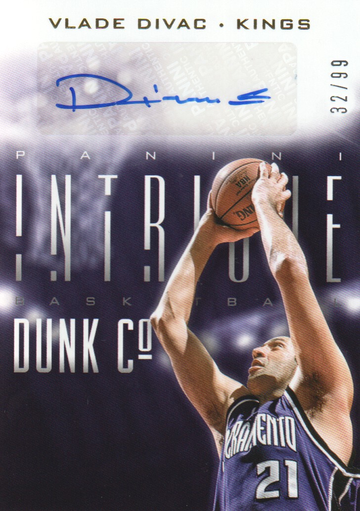 2013-14 Panini Intrigue Dunk Company Autographs #2 Vlade Divac/99