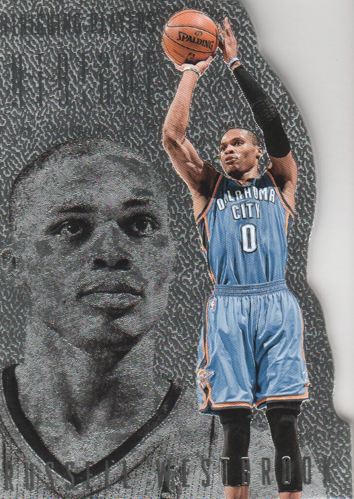 2013-14 Panini Intrigue Intriguing Players Die Cuts #34 Russell Westbrook