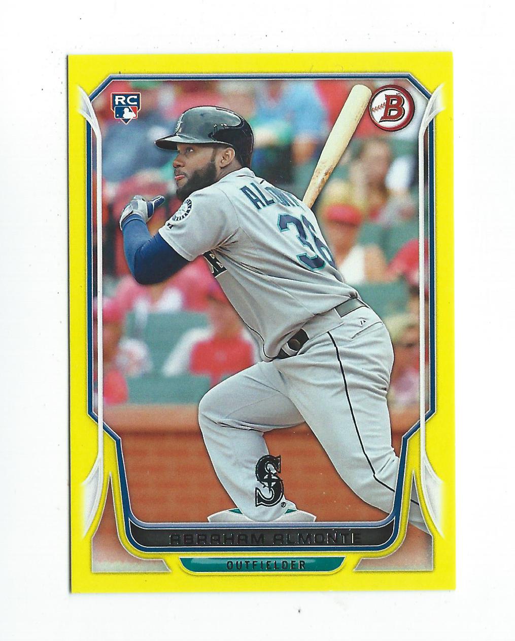2014 Bowman Yellow #44 Abraham Almonte