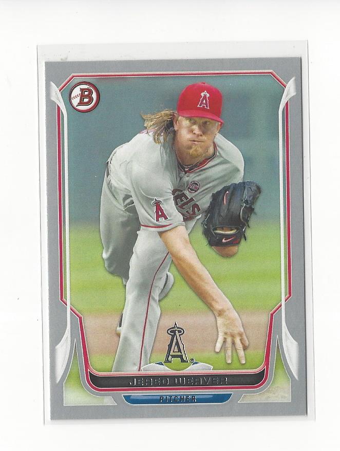 2014 Bowman Silver #161 Jered Weaver