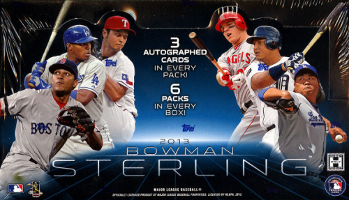 2013 Bowman STERLING Baseball HOBBY Box