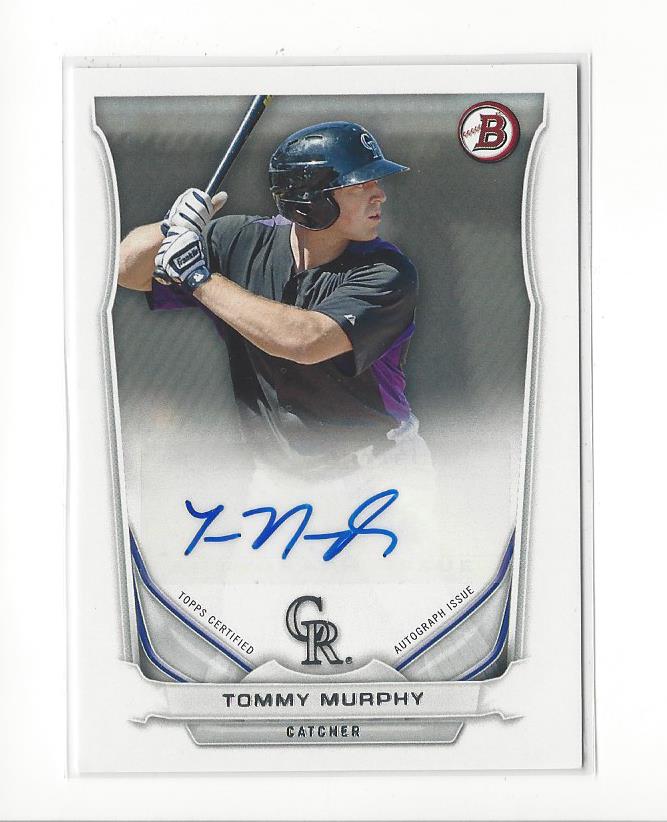 2014 Bowman Prospect Autographs #PATM Tommy Murphy