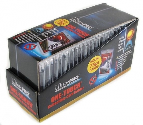 Box Lot of (25) Ultra Pro Magnetic One-Touch Card Holders 75pt