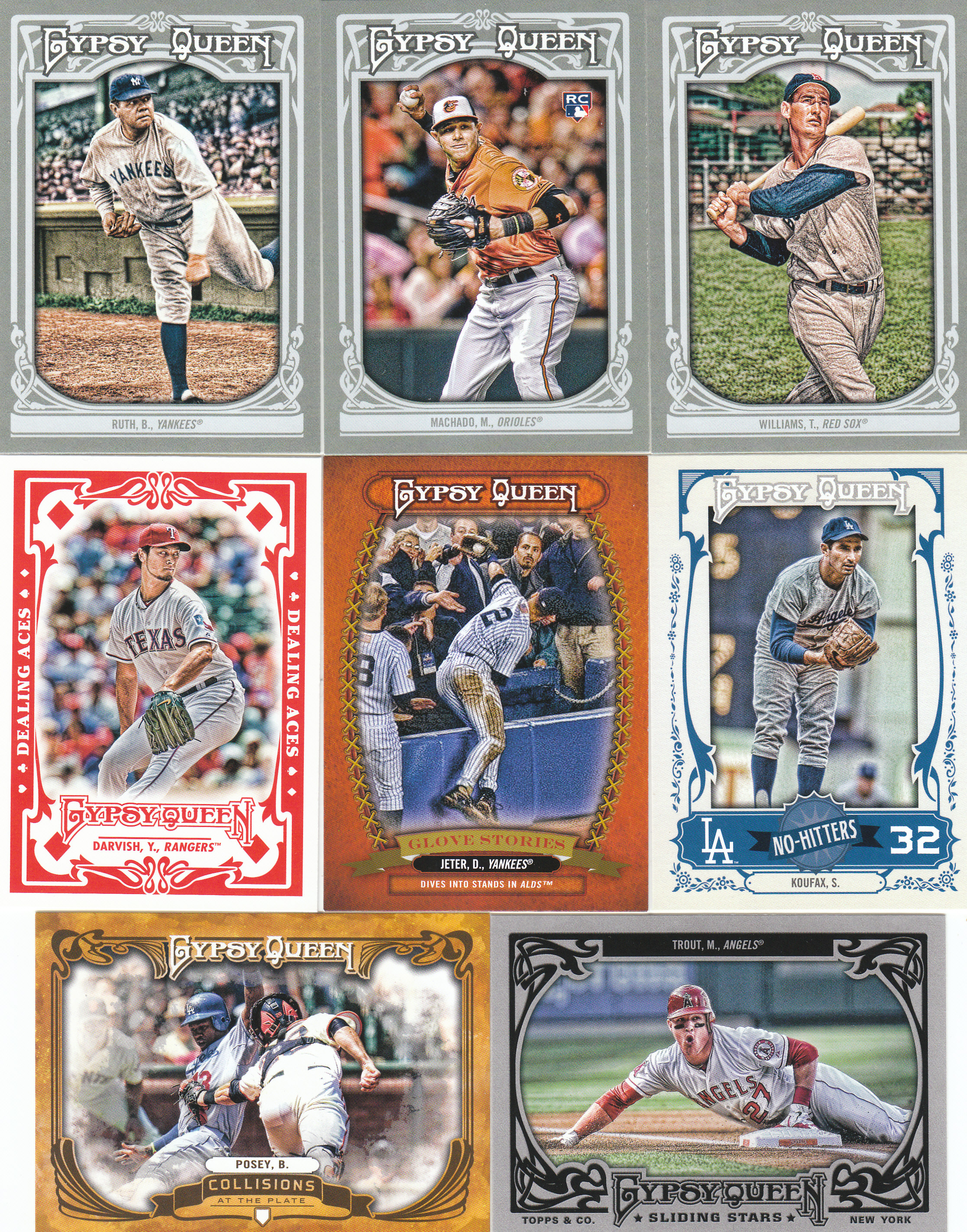 2013 Topps Gypsy Queen Baseball Master Set 420 Cards